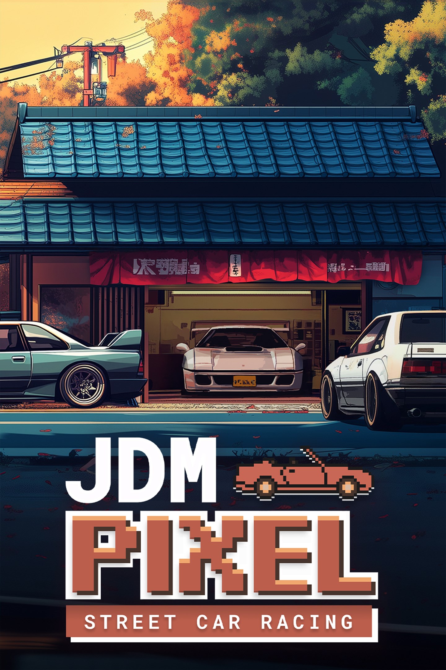JDM Pixel Street Car Racing cover art