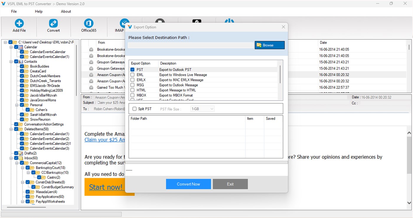 #5. EML to PST Converter (Windows) By: VARTIKA SOFTWARE PRIVATE LIMITED