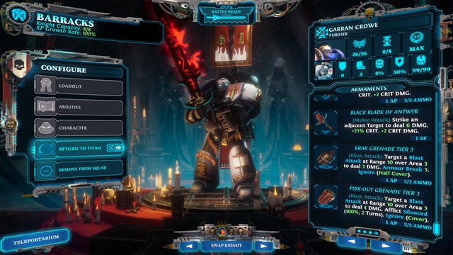 Warhammer 40,000: Chaos Gate - Daemonhunters - Castellan Garran Crowe screenshot 1