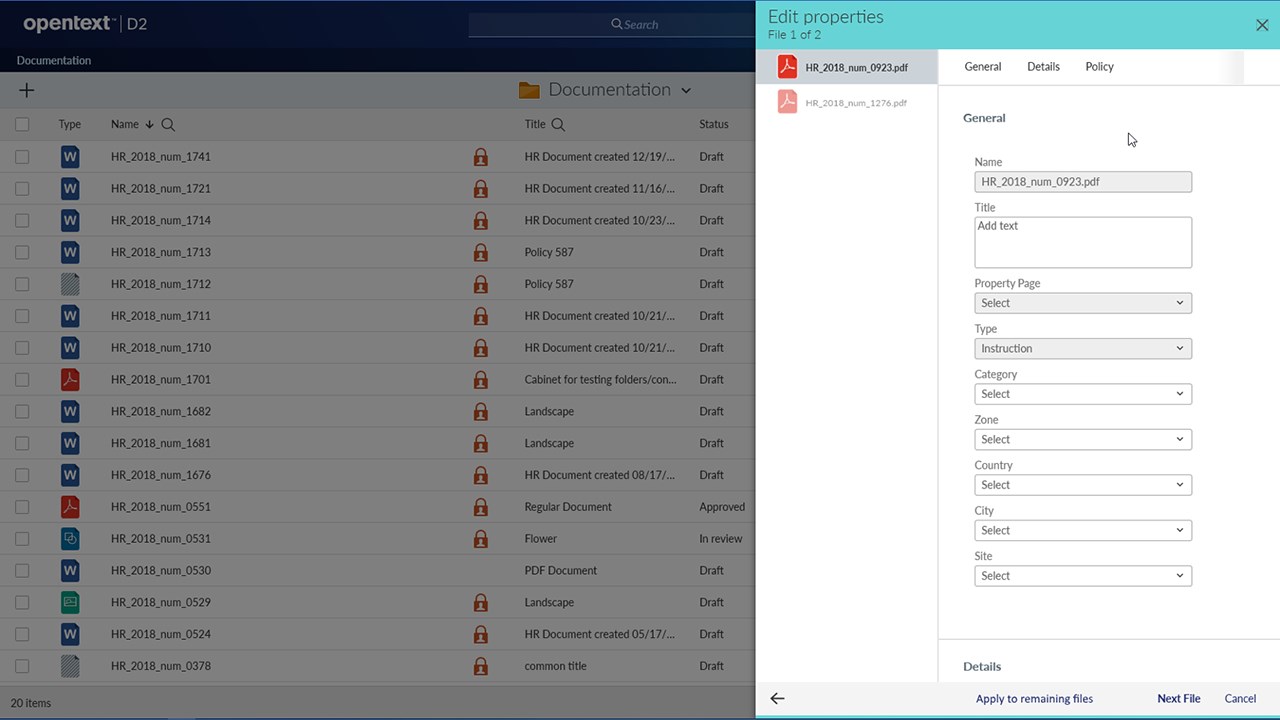 Snapshot 3 of Documentum™ Content Management