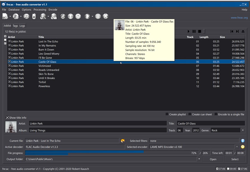 fre:ac - free audio converter_2