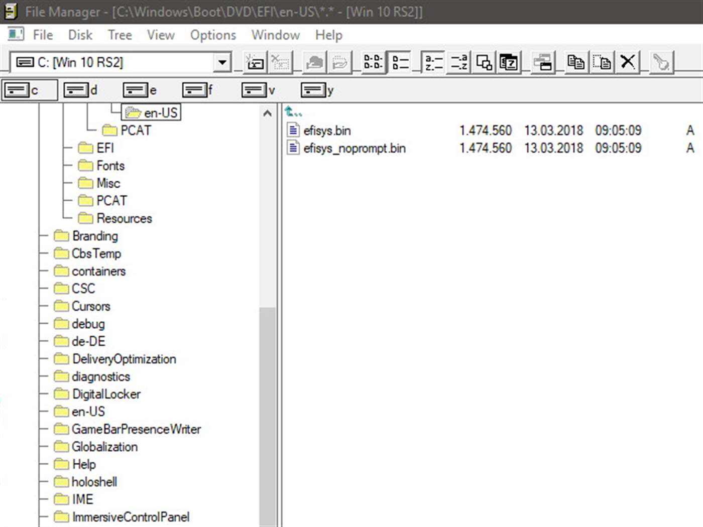 Windows 8 Windows File Manager full