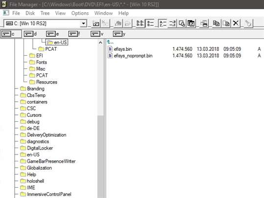 Windows File Manager screenshot 1