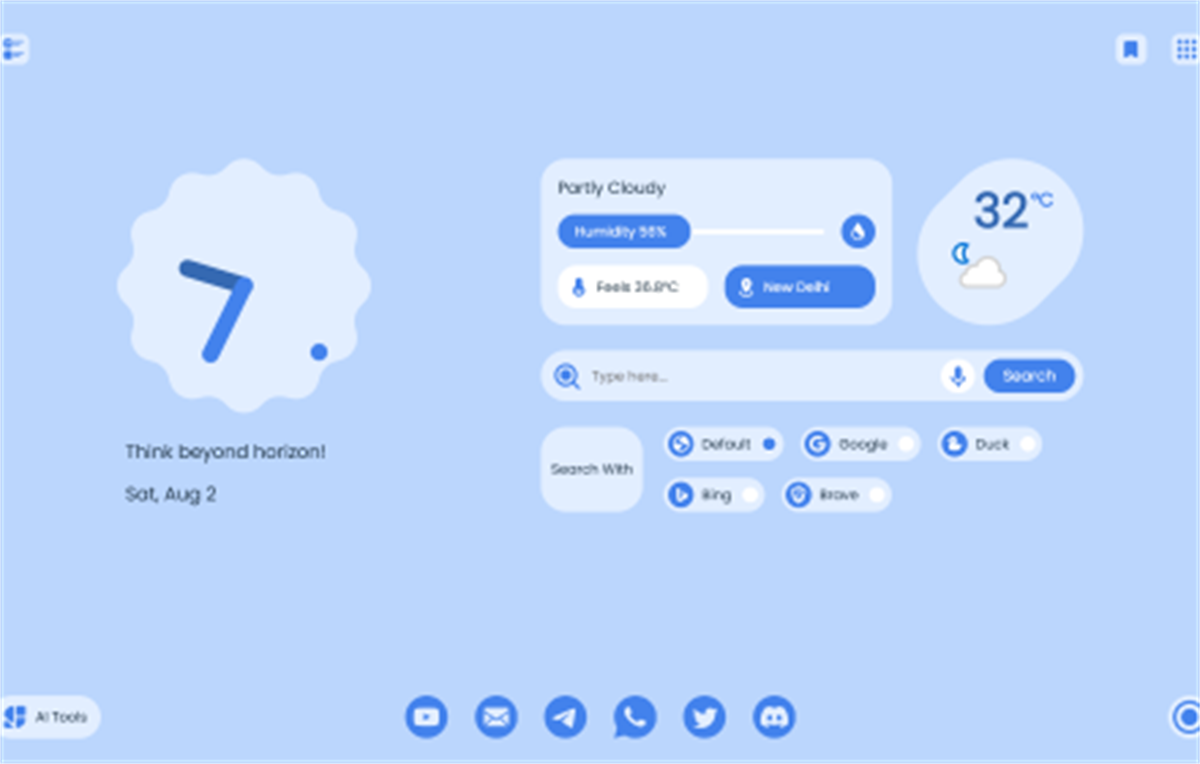 MYNT: Material You New Tab
