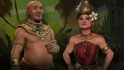 Pack de civilización y escenario indonesios y jemeres