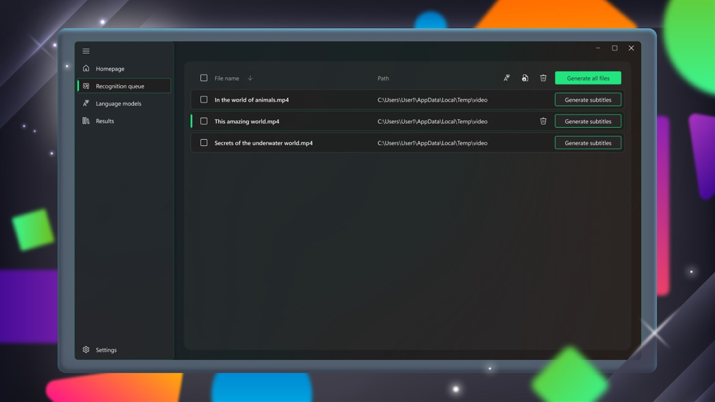 #2. AI Subtitle Creator PRO (Windows) De: Art Group