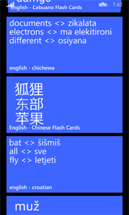 English - Chichewa Flash Cards screenshot 8