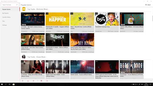 Music Player For YouTube: video downloads & mp3 converter screenshot 1