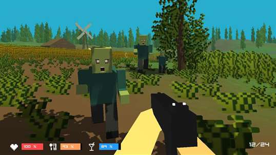 Survival Craft 3D - Pixel Gun screenshot 1