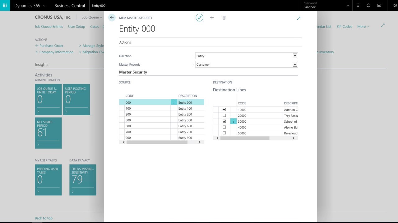 Snapshot 4 of Multi-Entity Management IRS 1096