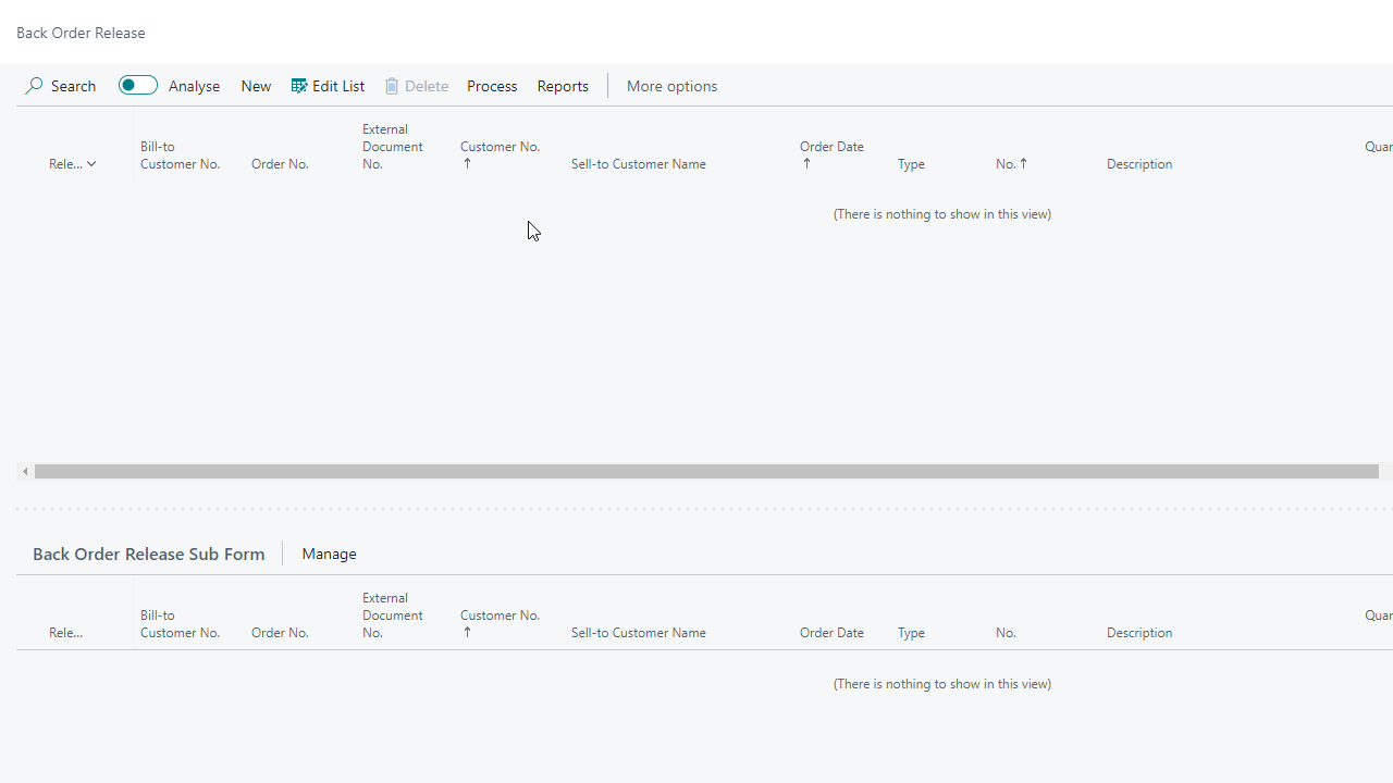 Snapshot 2 of Unifii360 Advance Backorder Management