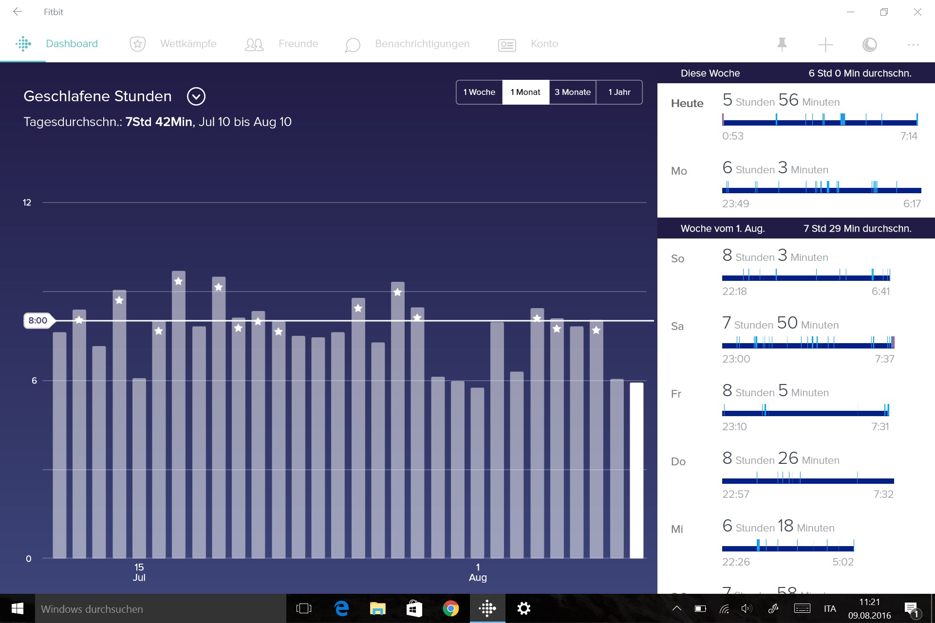 Fitbit Screenshot