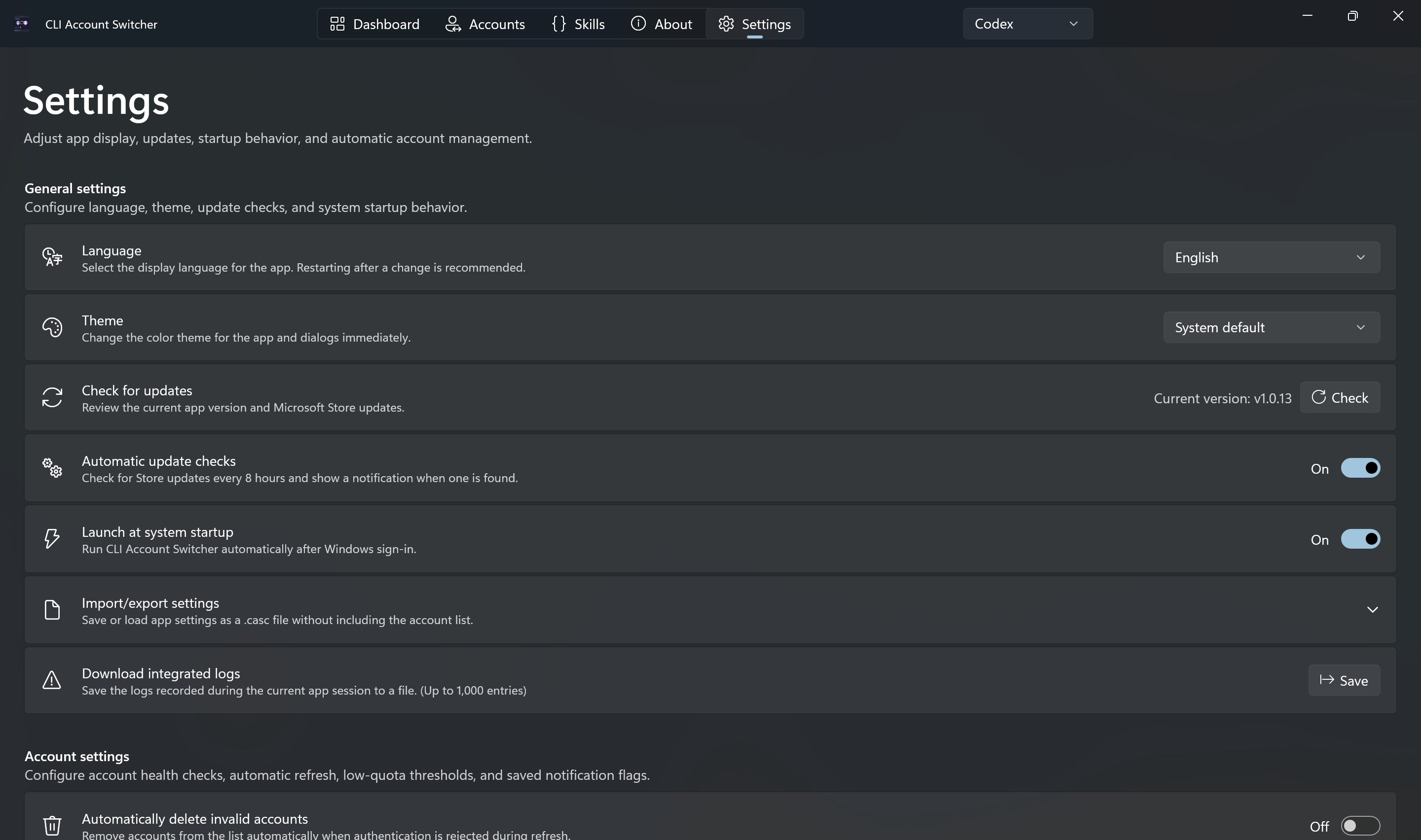 AI Usage Monitor & Switcher screenshot