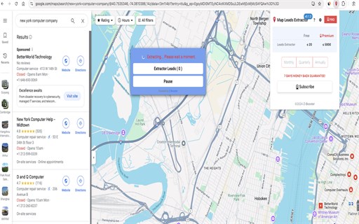 Map Leads Extractor - Easily Extract Leads from Google Maps