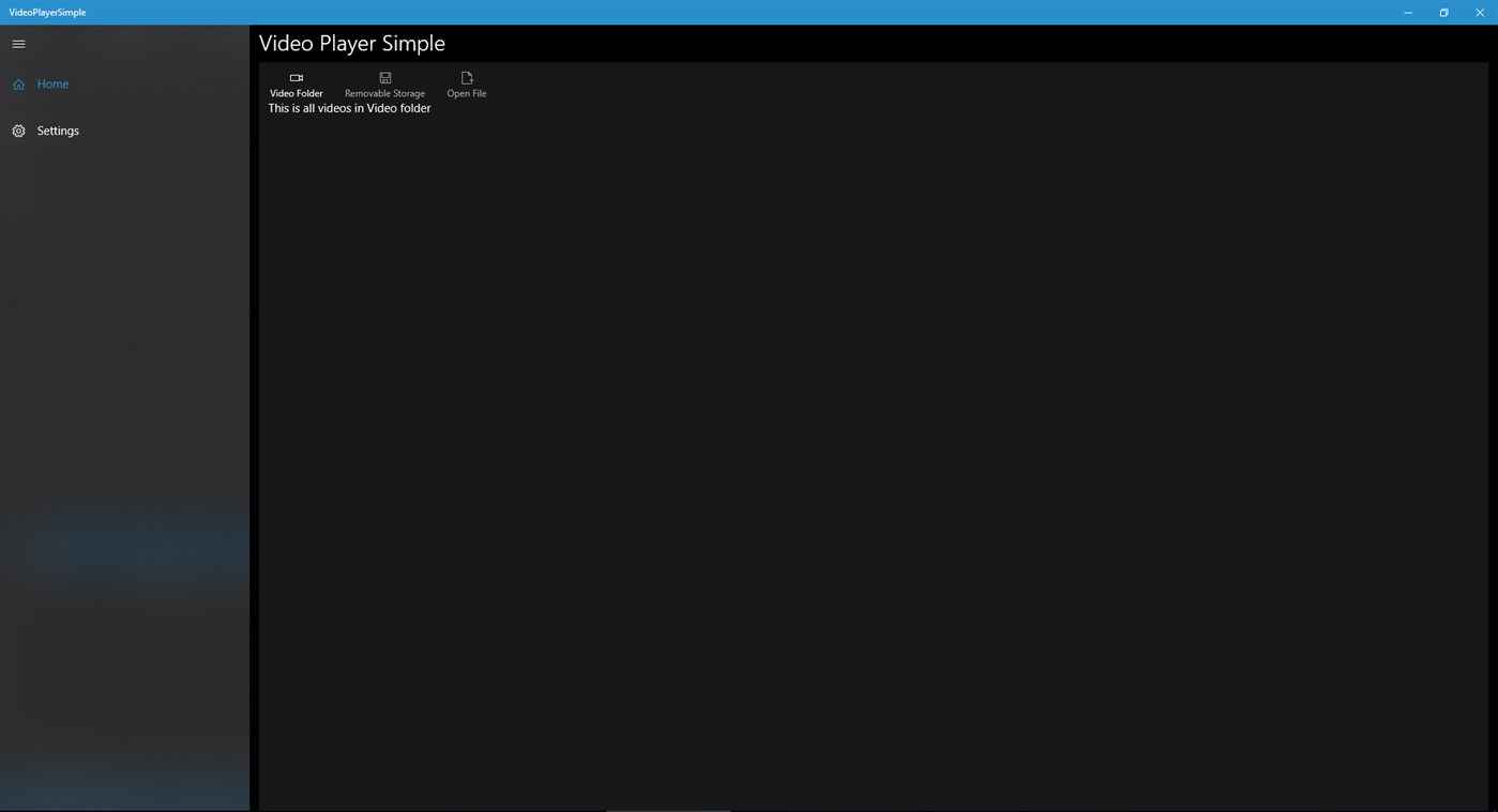 #2. Video Player Simple (Windows) By: NTL Dev