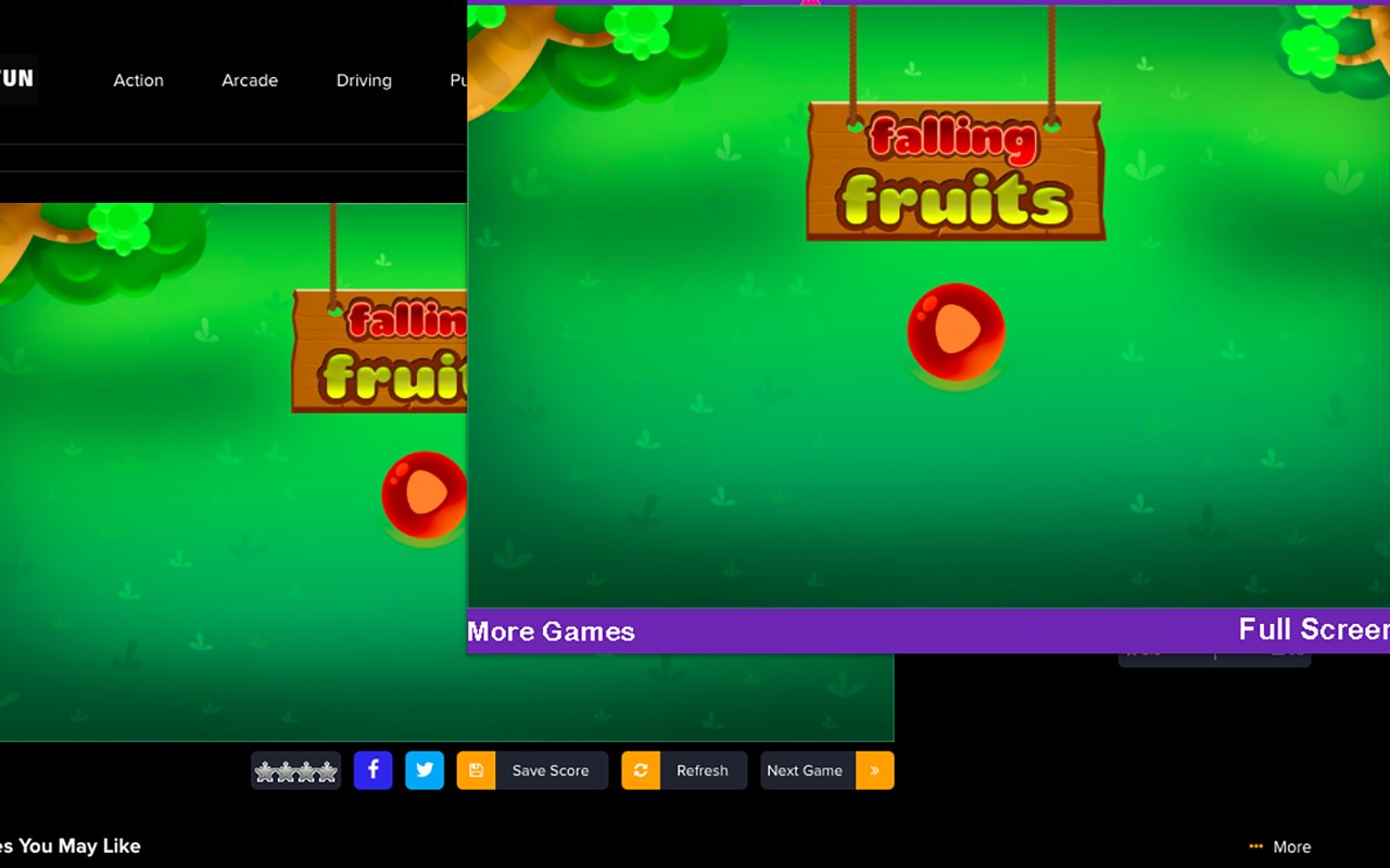 Falling Fruits - Html5 Game promo image