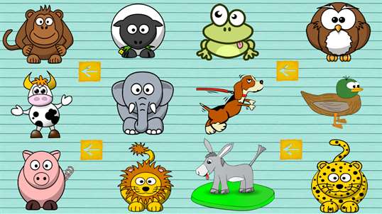 Kindergarten and Preschool Animated Puzzle Learning Games with Letters and Animals for children screenshot 4
