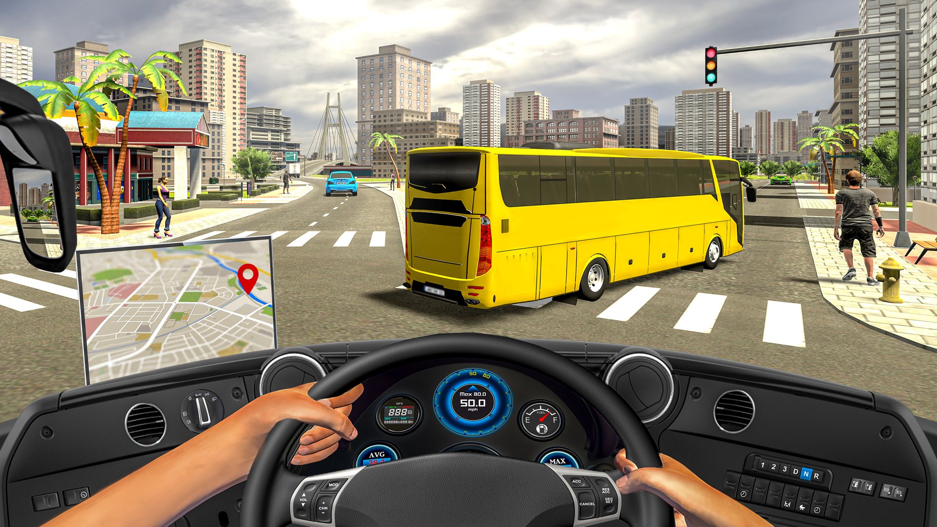 Bus Driving Simulator Game 3D screenshot