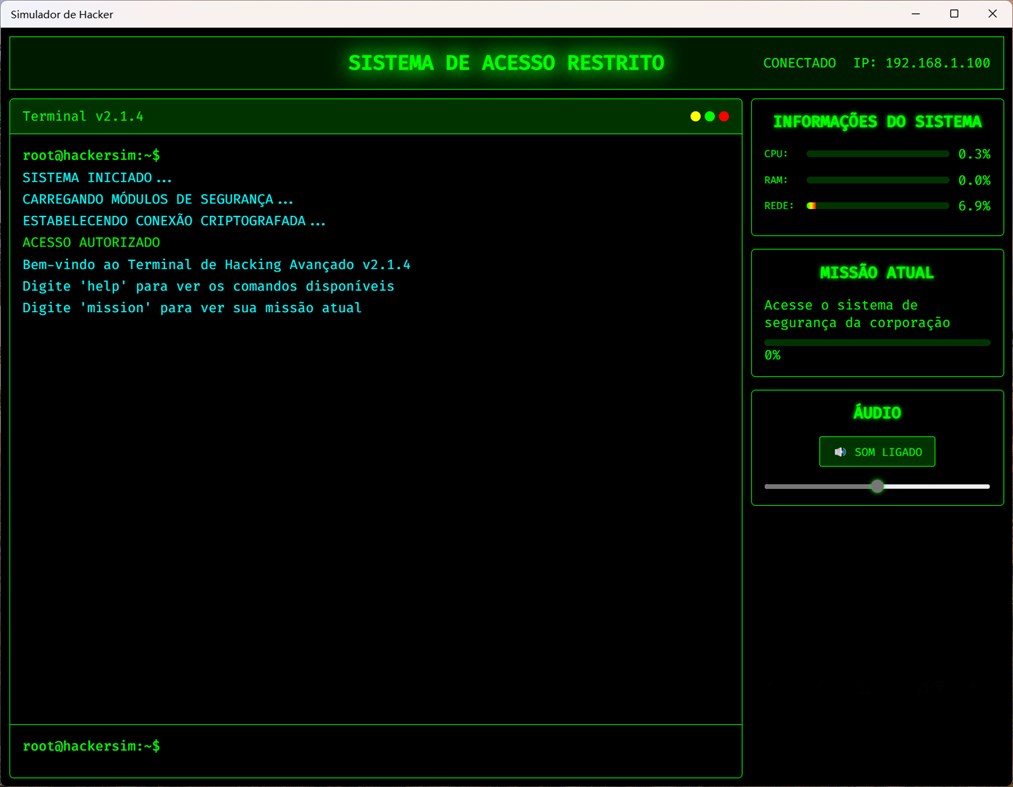 #1. Simulador de Hacker (Windows) Podle: RollerNiGi