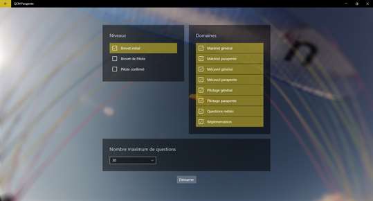 QCM Parapente screenshot 3