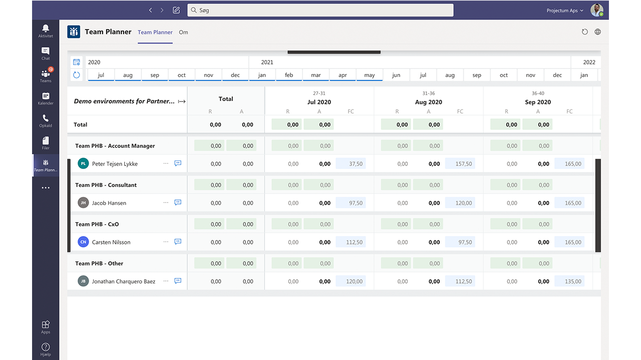 Snapshot 8 of Team Planner