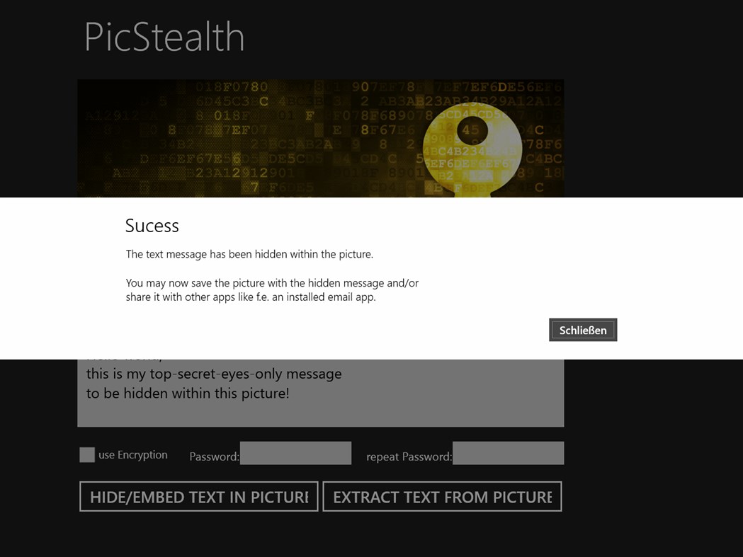 #2. PicStealth (Windows) Által: wolfSYS
