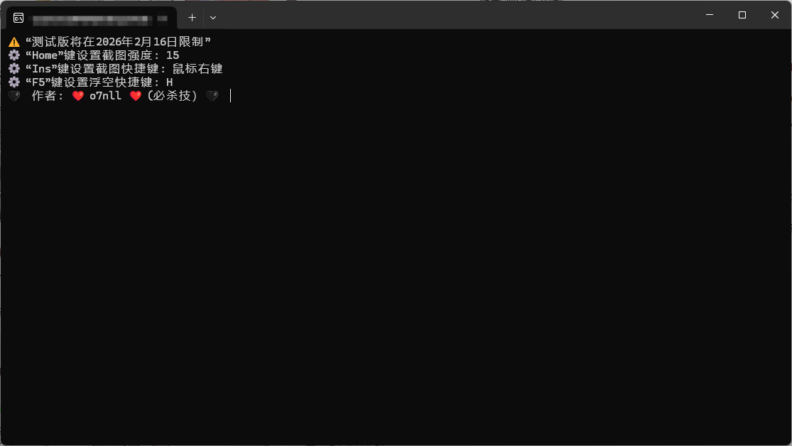 CMD截图 screenshot