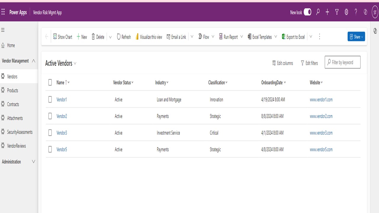 Snapshot 1 of Digital Vendor Risk Management
