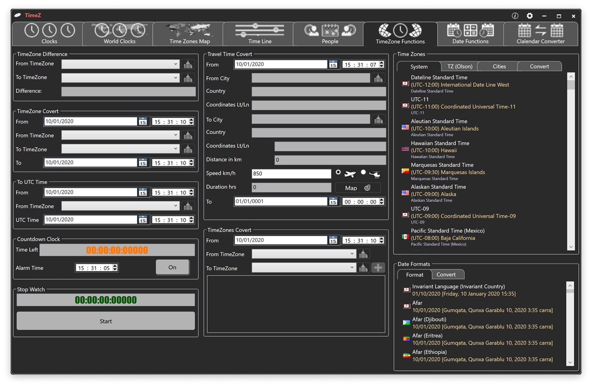#6. TimeZ (Windows) Ved: Kiran Software Ltd