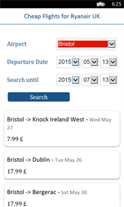 Cheap Flights Ryanair UK screenshot 2