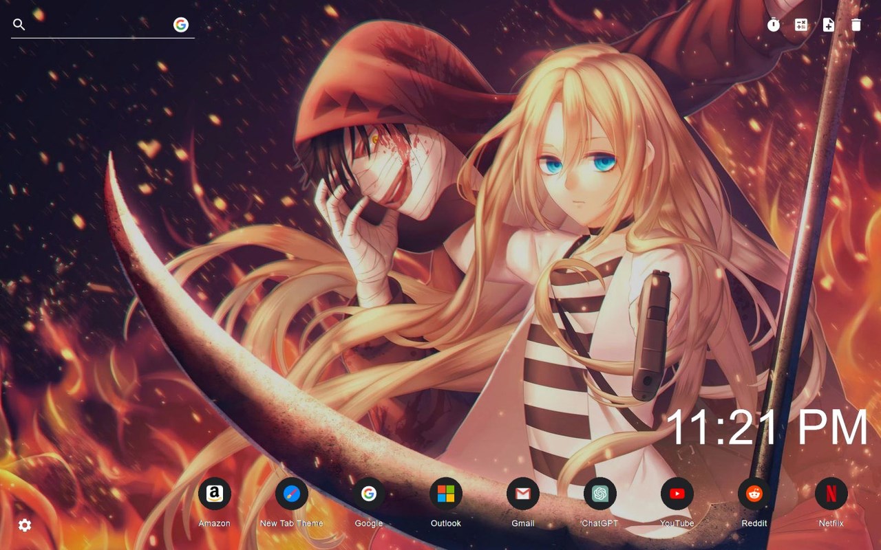 Angels of Death Anime Wallpaper New Tab