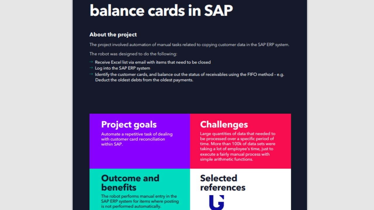Snapshot 2 of Automate business processes with RPA: 4-Wk Implementation