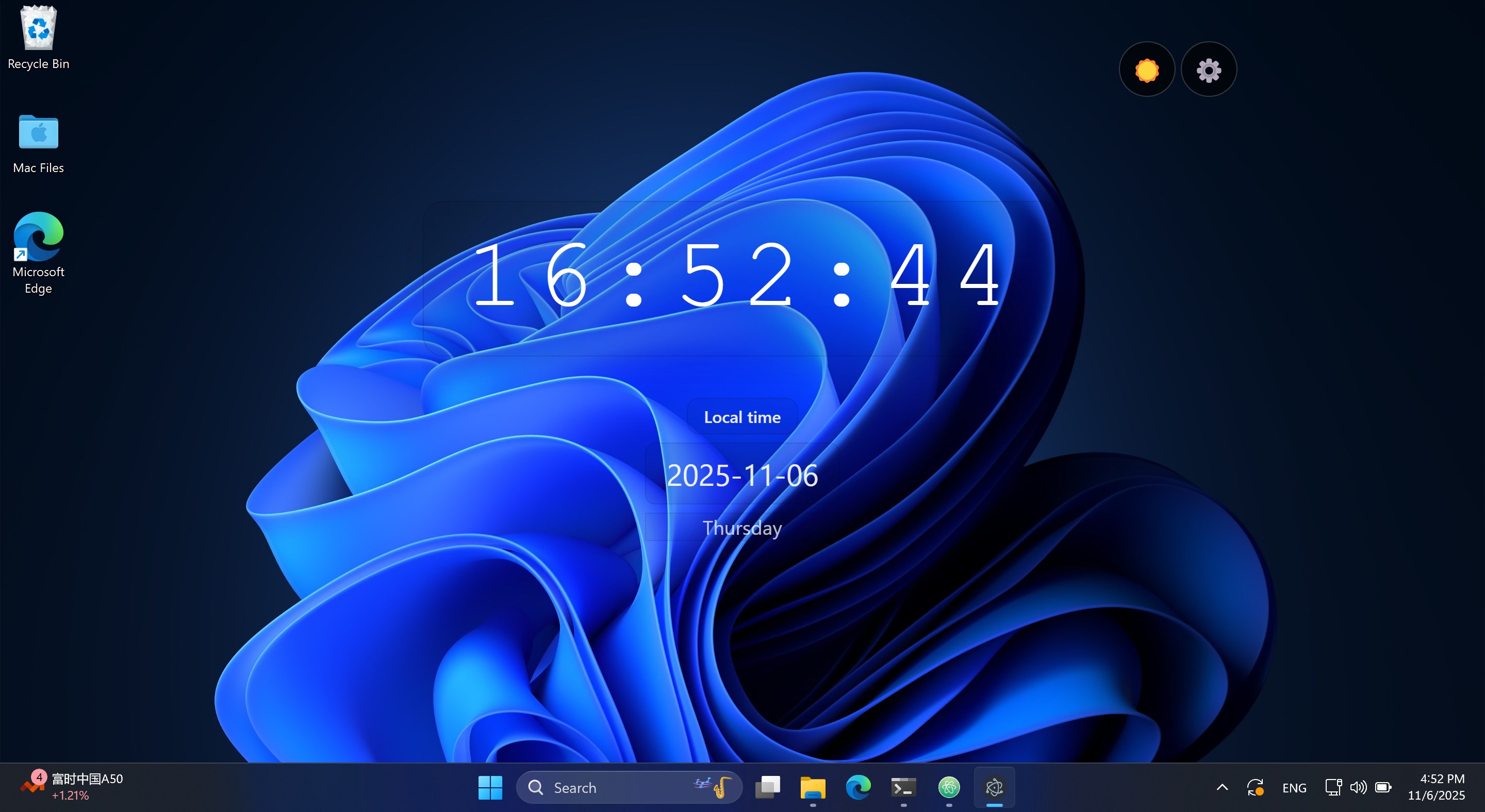 スマートデスクトップデジタル時計 - Windows にダウンロードして