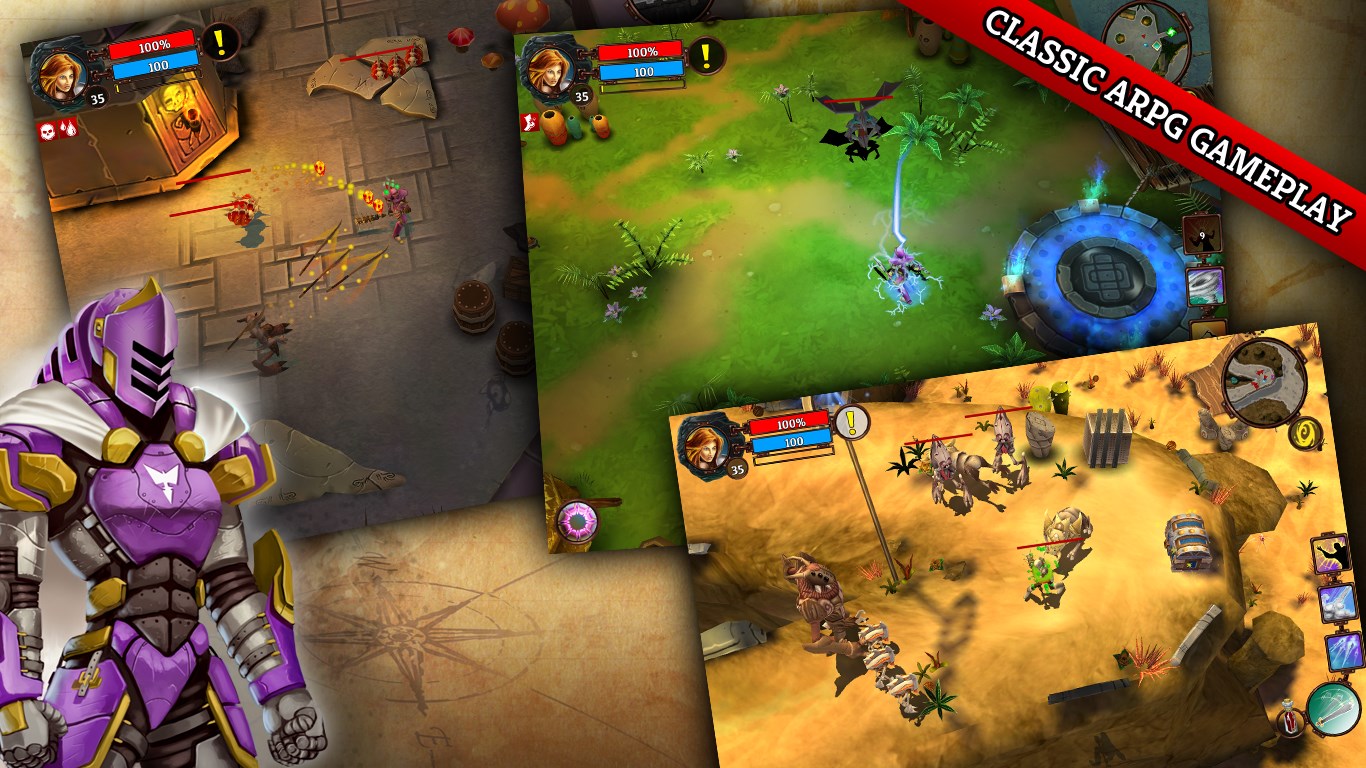 Screenshot: Classic Action RPG Gameplay (graphically enhanced)