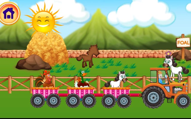 Funny Learning Farm Animals Game