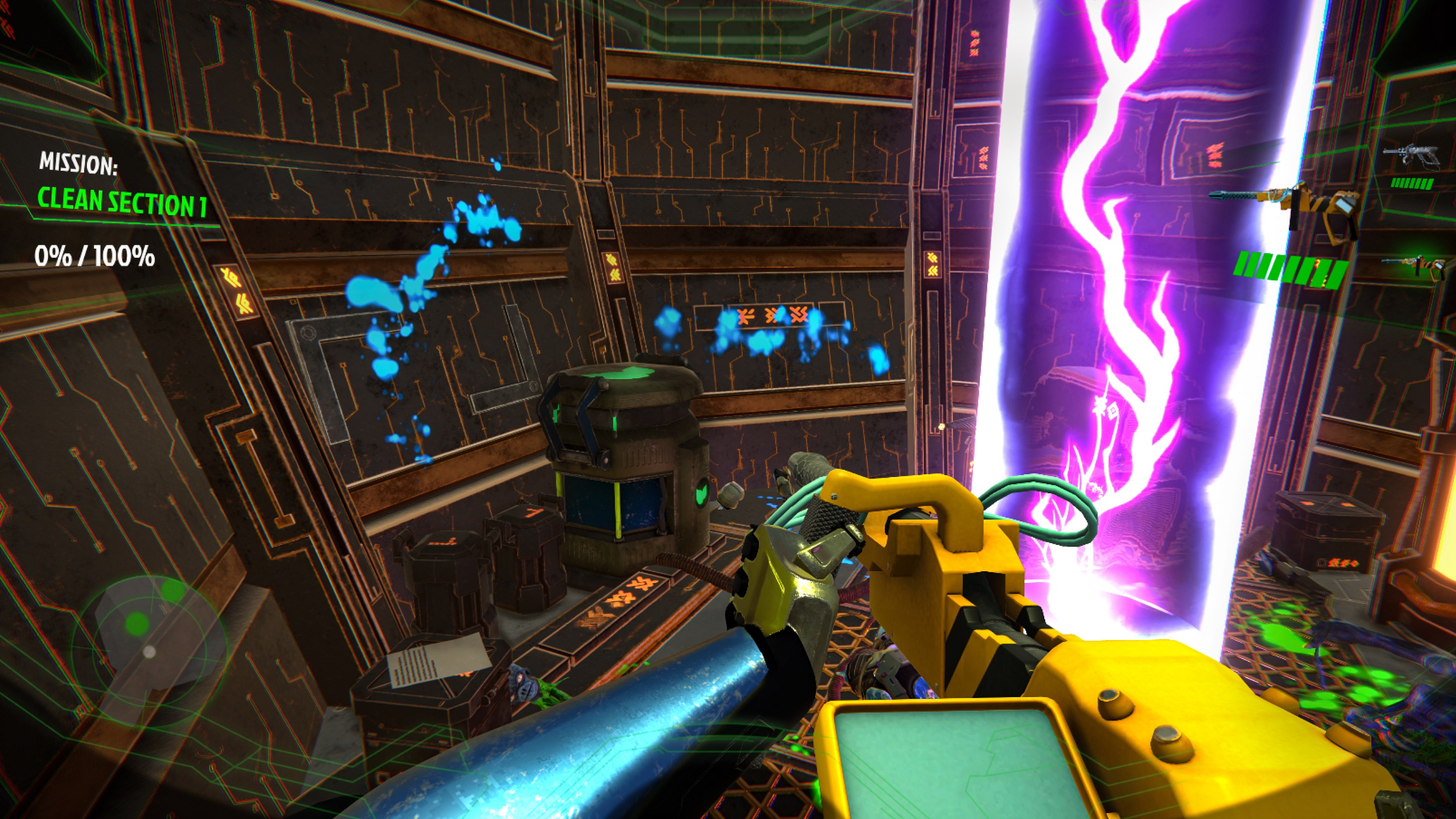 Space CleanUp: Cosmic Robot Disinfector screenshot 3 of 4