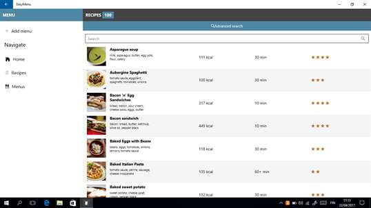 EasyMenu Balanced Meal Planner screenshot 2