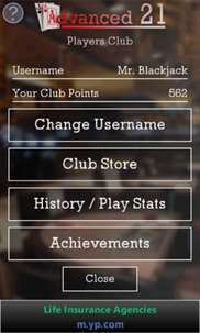 Advanced 21 Blackjack screenshot 5