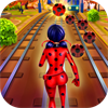 Princess LadyBug Run 3D