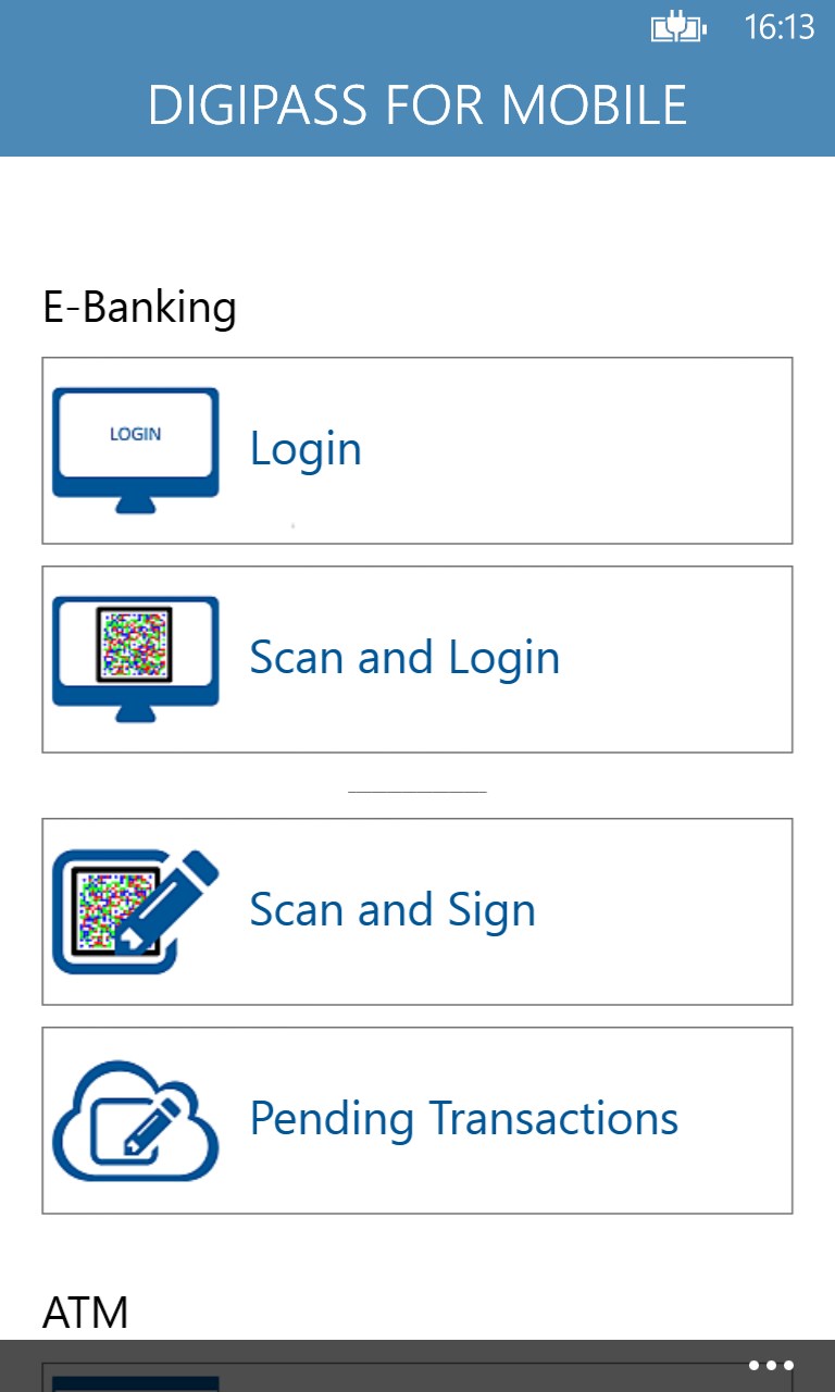 DIGIPASS for Windows 10 Mobile