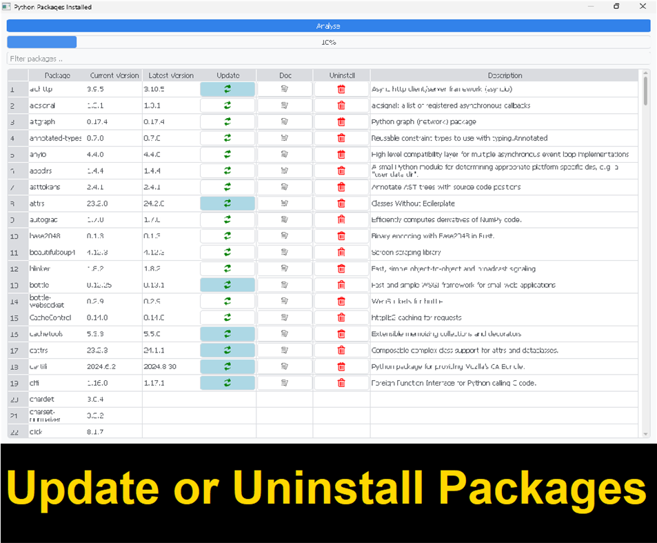 #3. Python Package Installer (Windows) By: aria vision
