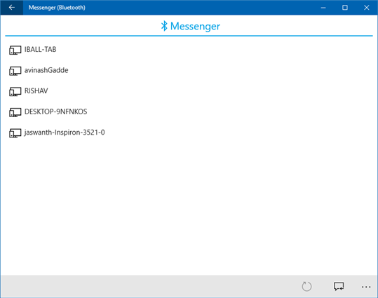 Messenger (Bluetooth) screenshot 2