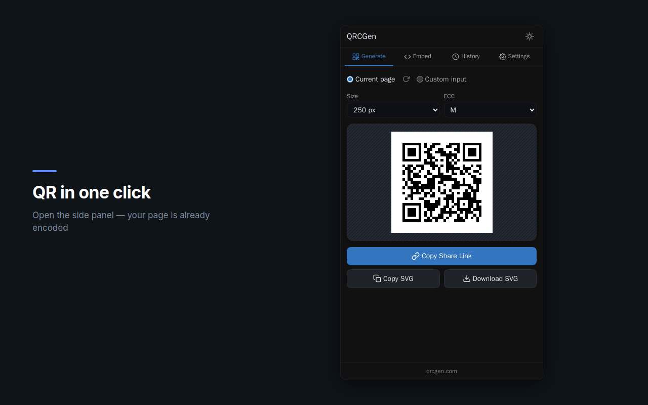 QRCGen — QR Code Generator