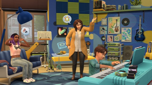 The Sims 4 Music Den Kit + 200 Moola screenshot 2