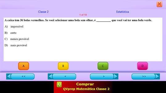 QVprep Lite Matemática Classe 2 screenshot 9