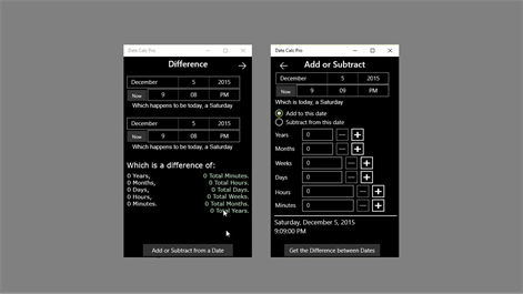 Date Calc Pro Screenshots 1