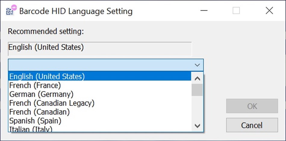 Panasonic PC Barcode HID Language Setting Utility (Windows) 由: Panasonic Connect Co., Ltd.