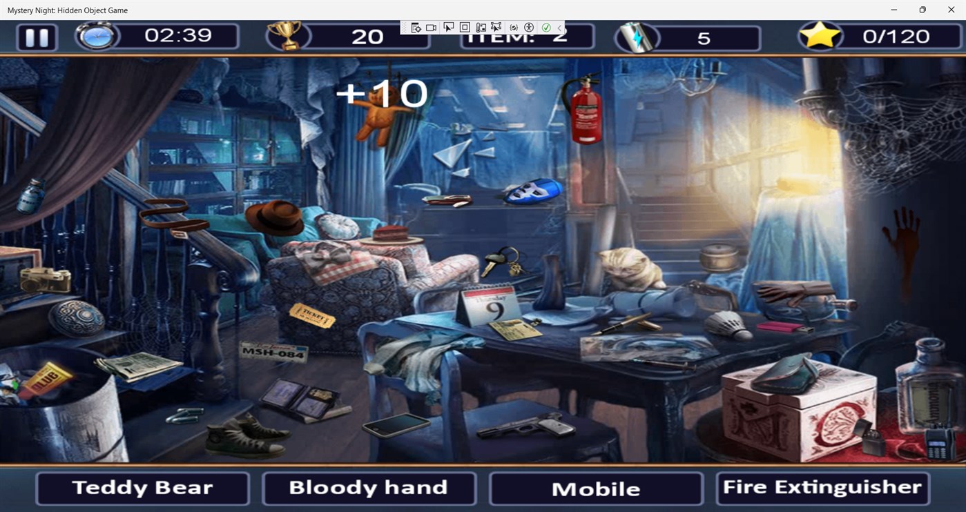 #4. Haunted Place Hidden Object (Windows) 作者: Kishan Ghaghada