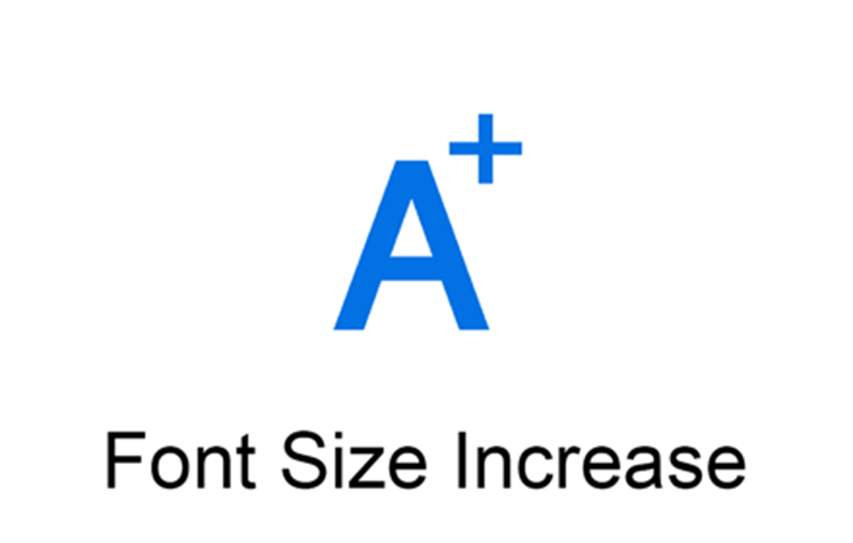 Font Size Increase for Microsoft Edge
