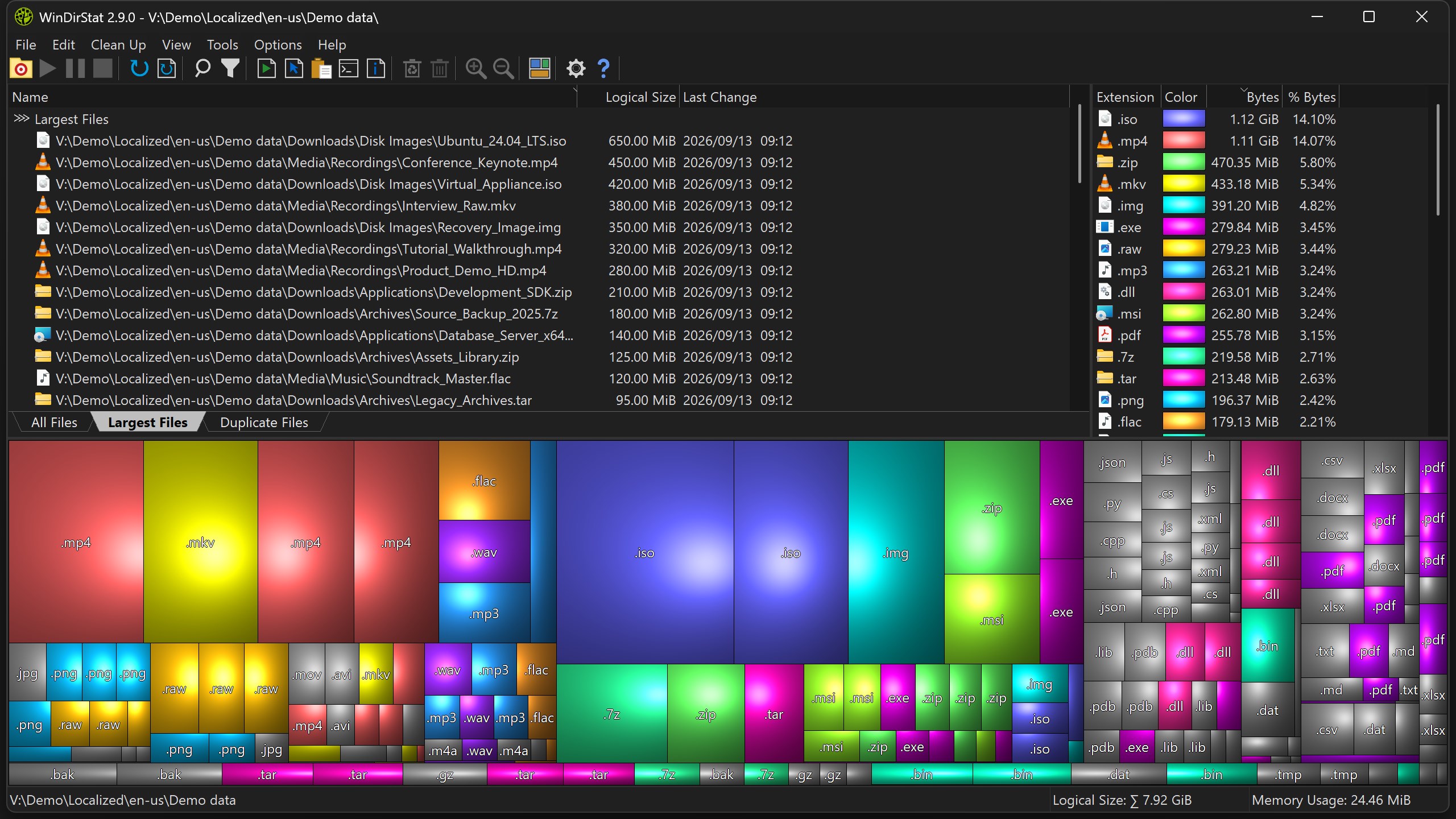 WinDirStat screenshot